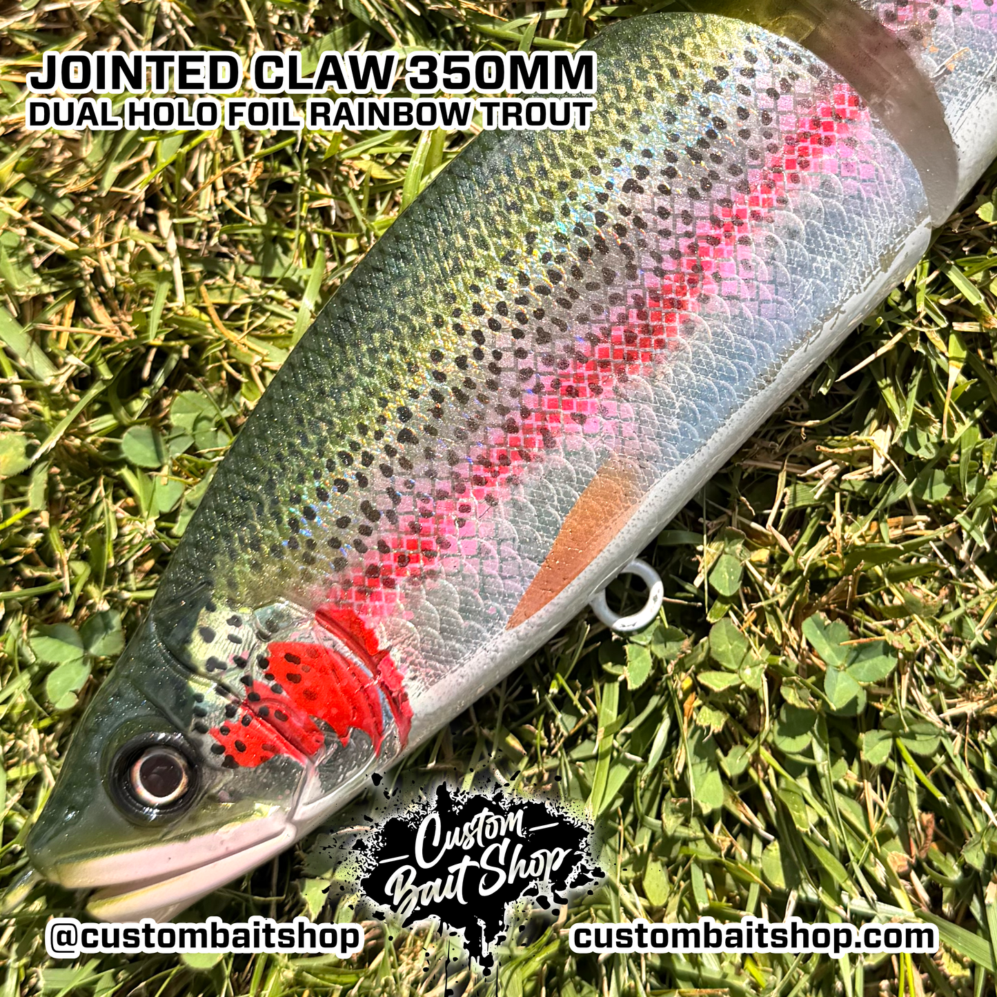 Jointed Claw 350MM - Holo Rainbow Trout (Sale)