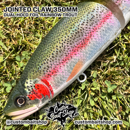 Jointed Claw 350MM - Holo Rainbow Trout (Sale)