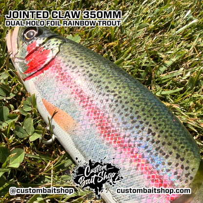 Jointed Claw 350MM - Holo Rainbow Trout (Sale)
