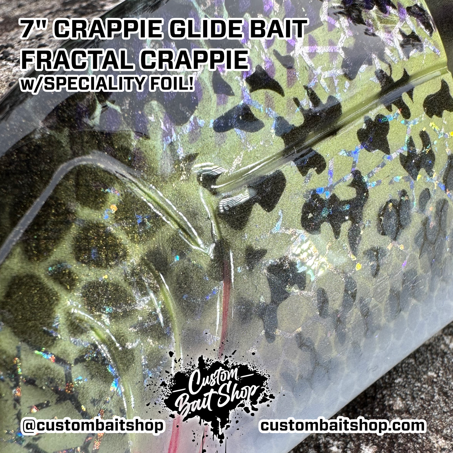 7" Crappie Glide Bait (Sale)