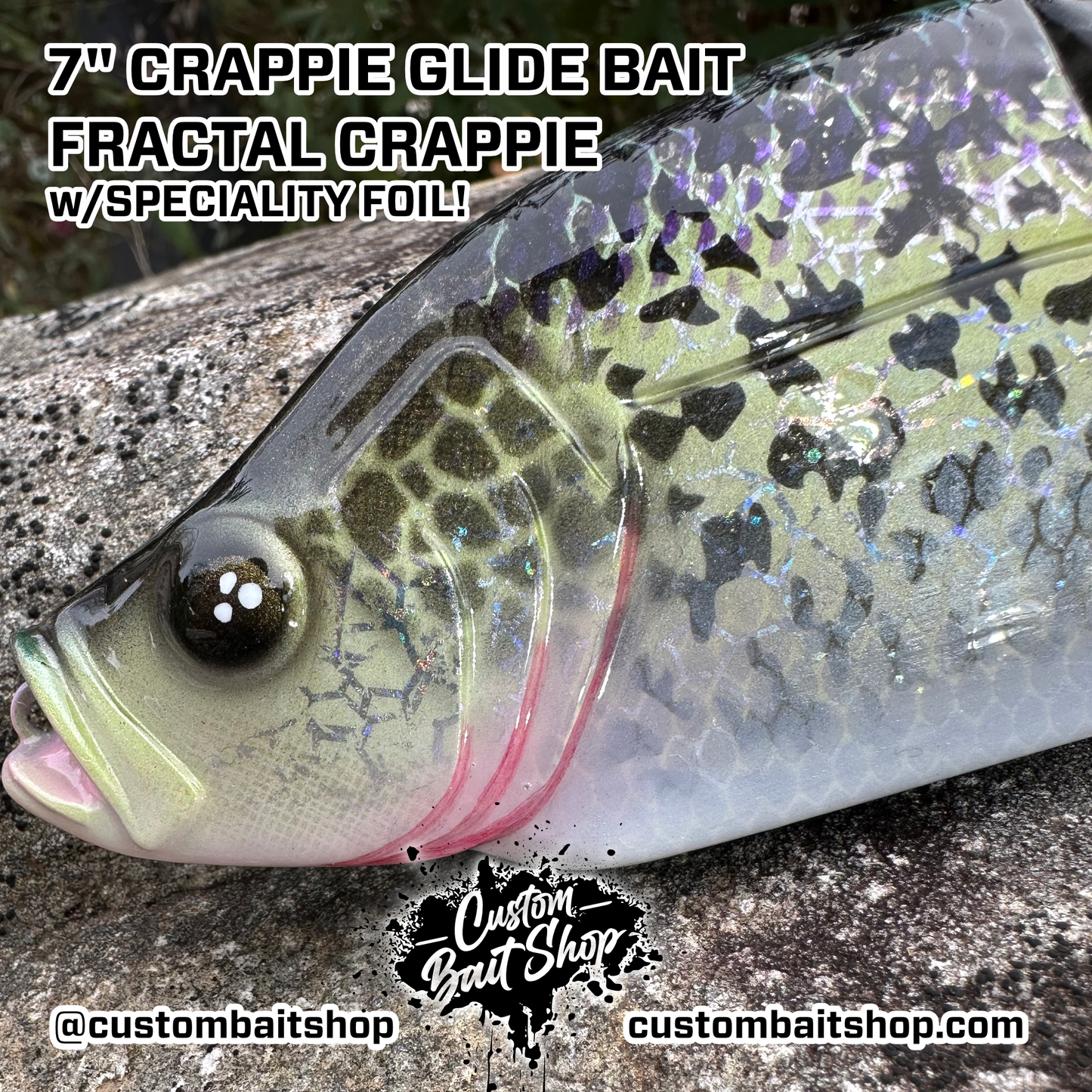 7" Crappie Glide Bait (Sale)