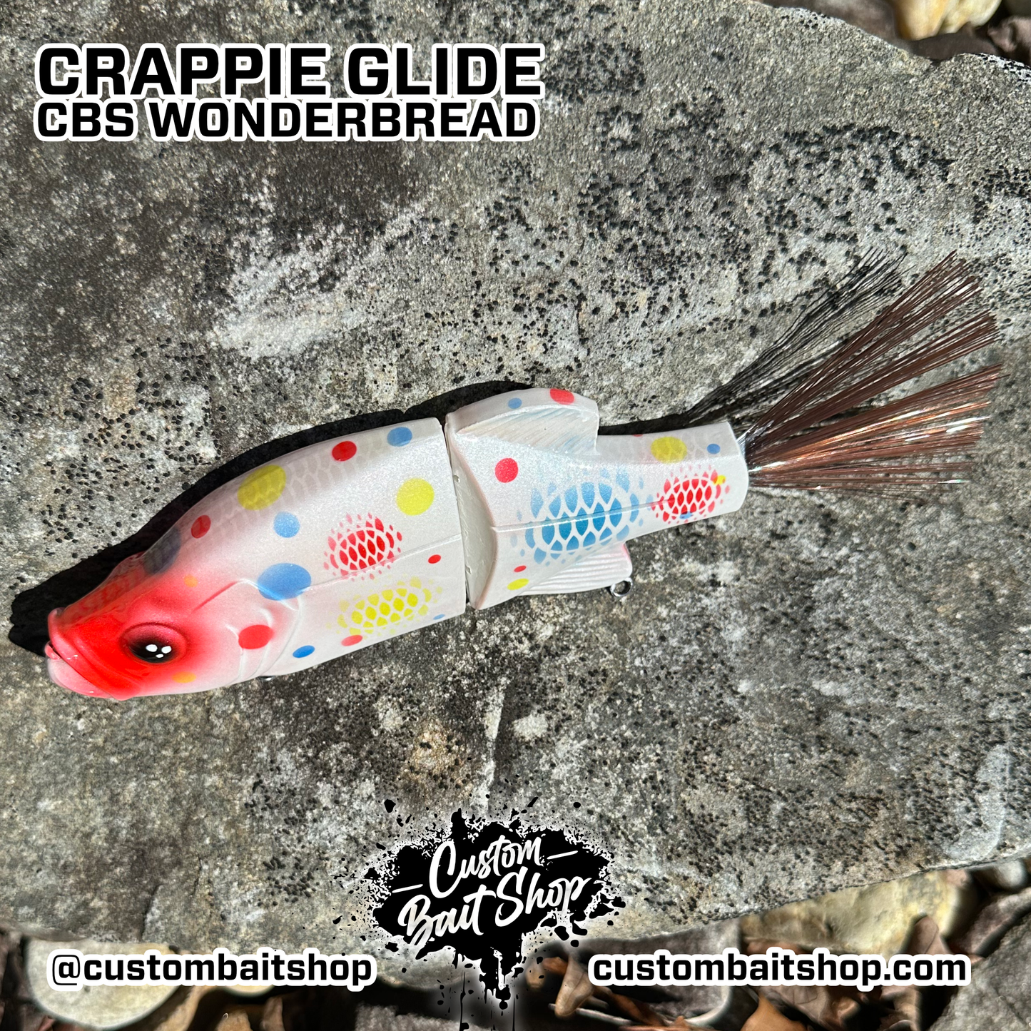 7" Crappie Glide Bait (Sale)