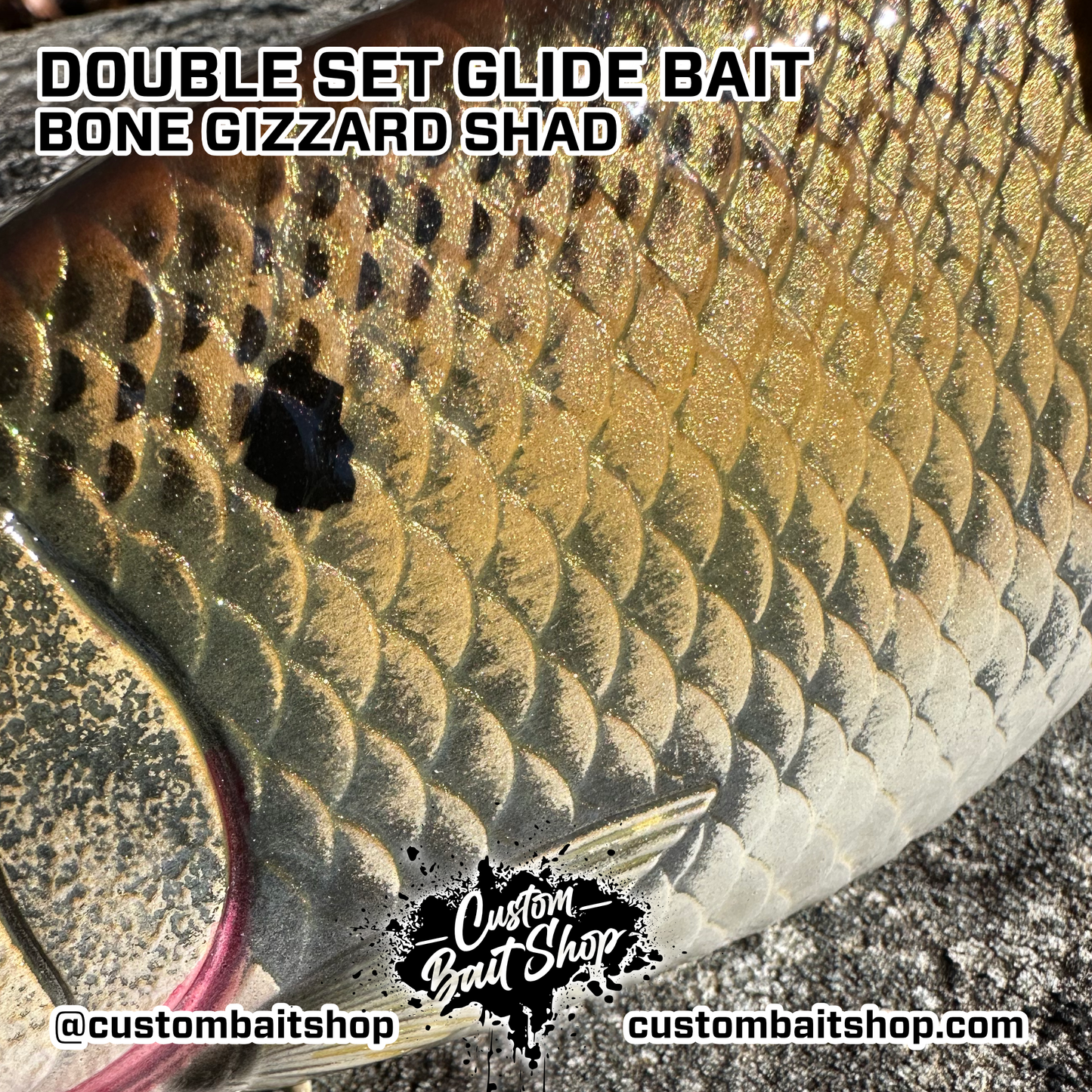 8" Double Set Glide Bait