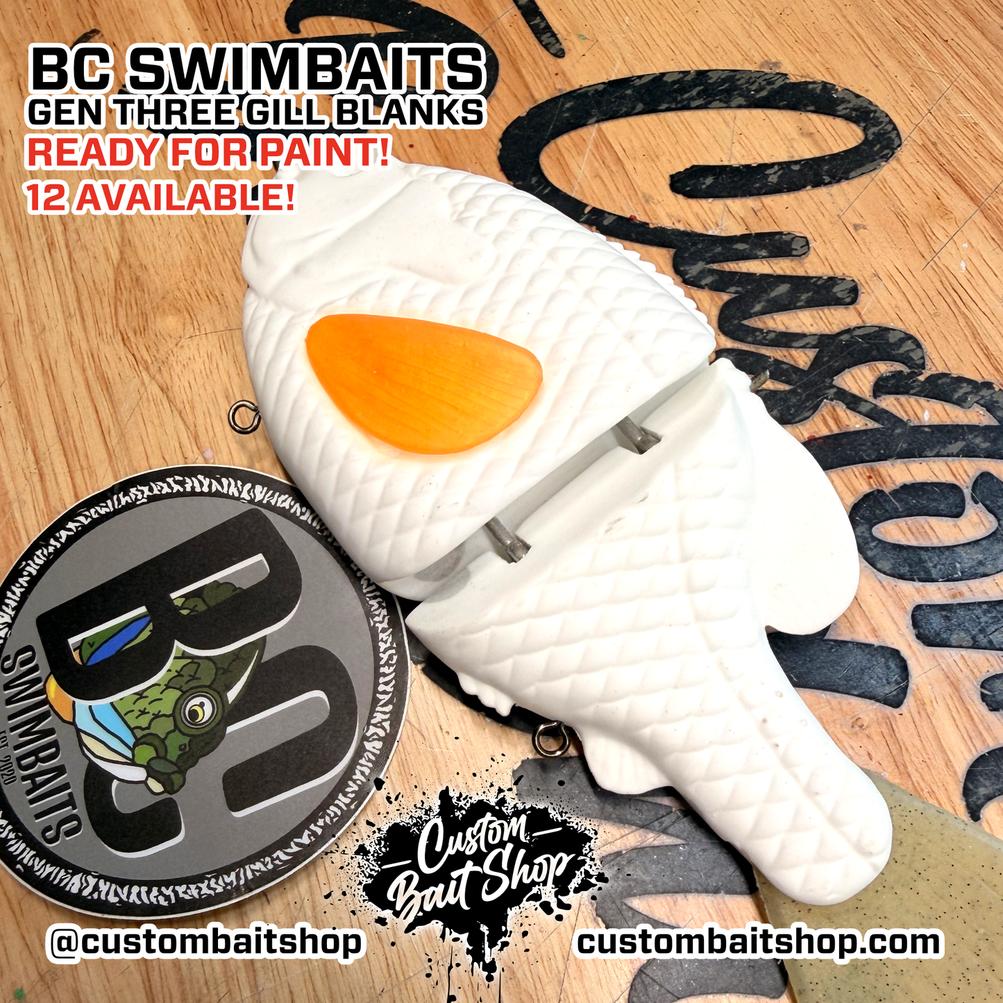 BC Swimbaits - Ready for Paint