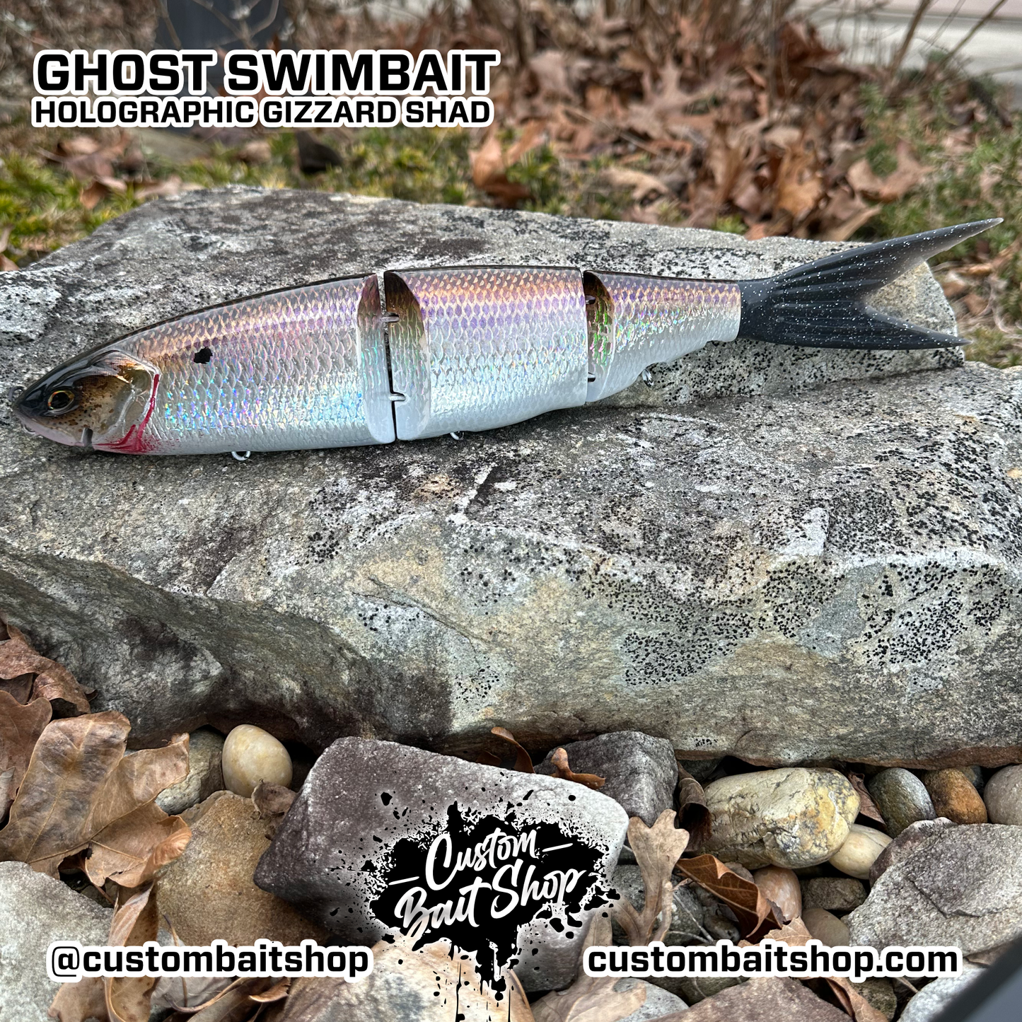 13" DRT Ghost Swim Bait Clone