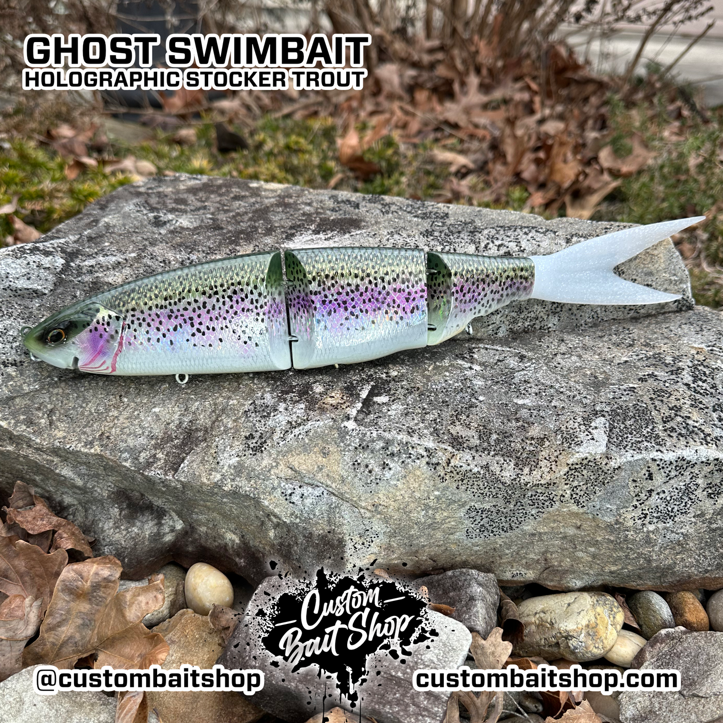 13" DRT Ghost Swim Bait Clone