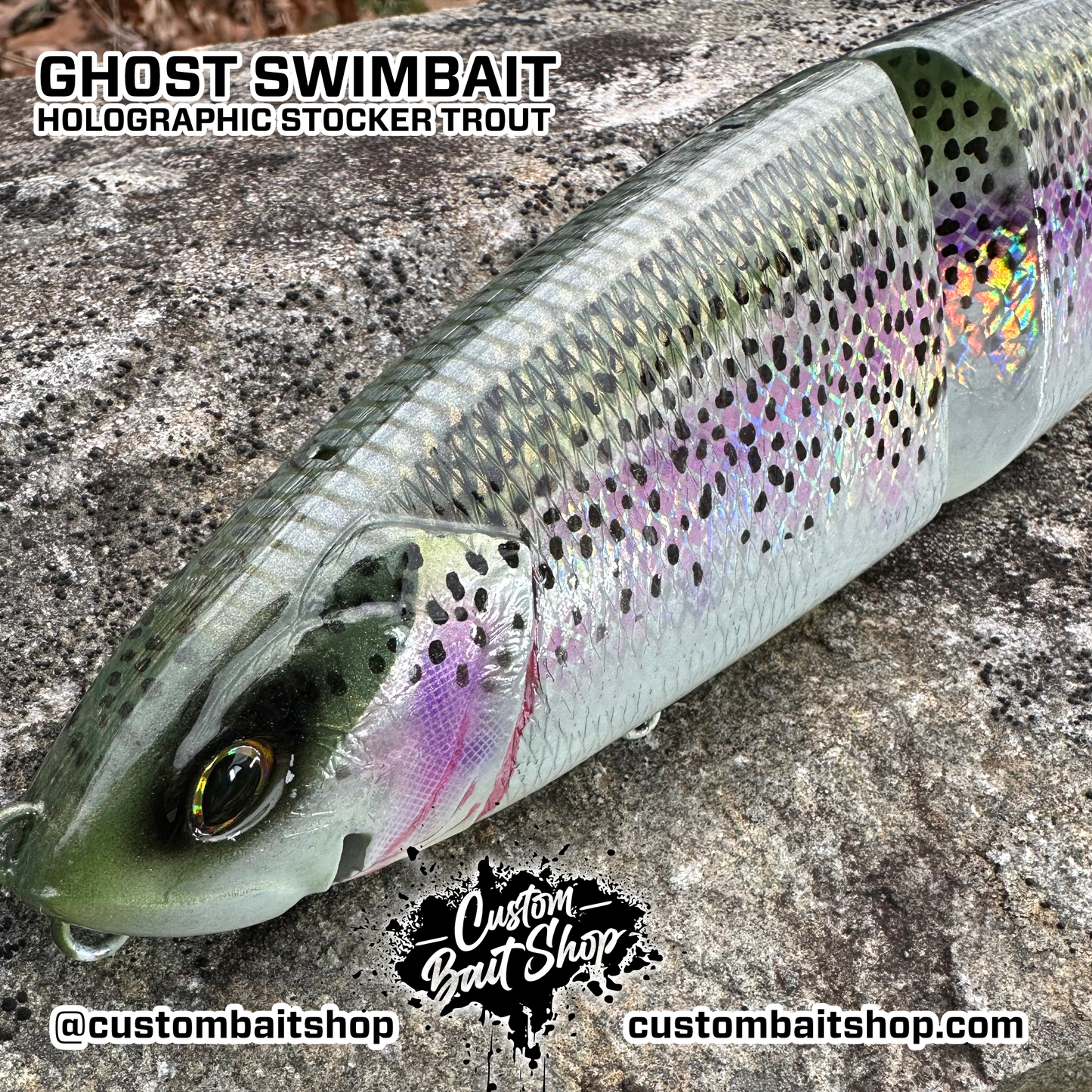 13" DRT Ghost Swim Bait Clone
