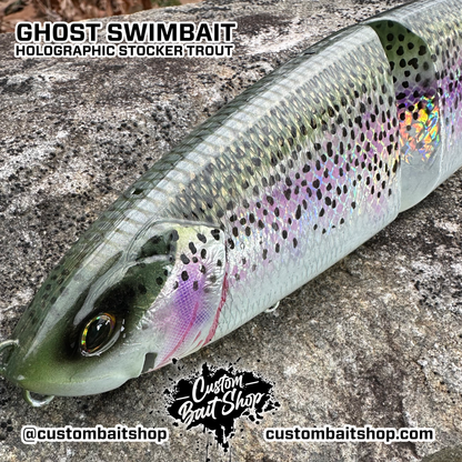 13" DRT Ghost Swim Bait Clone