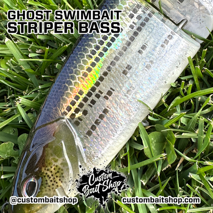 13" DRT Ghost Swim Bait Clone (Sale)