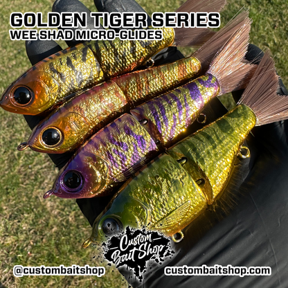 5" Wee Shad Micro Glide - Holographic Series