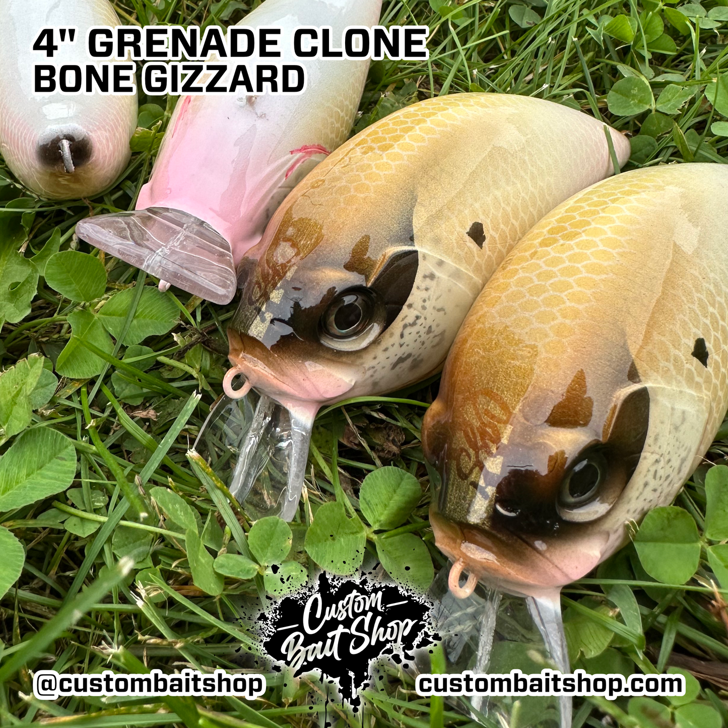 4" Grenade Clone - Bone (Sale)
