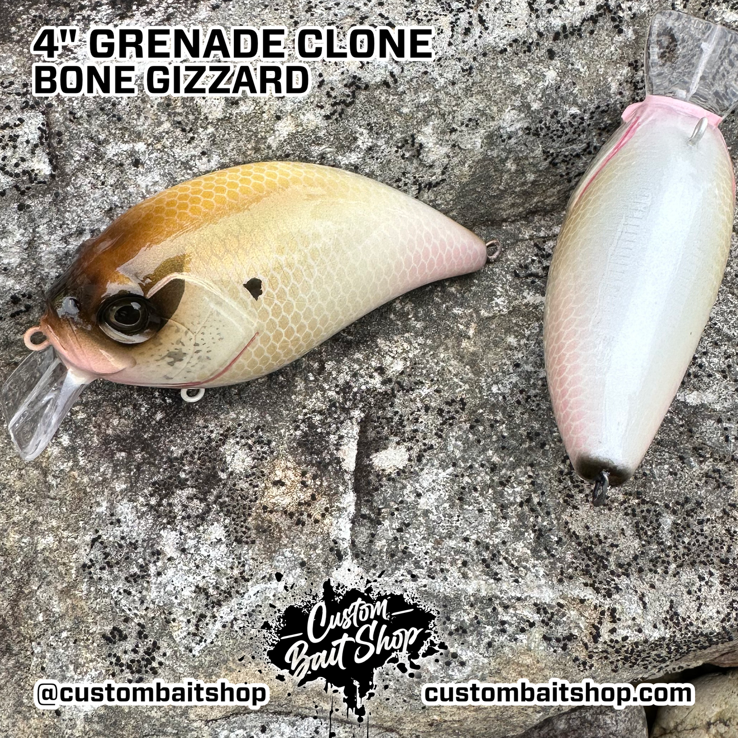 4" Grenade Clone - Bone (Sale)