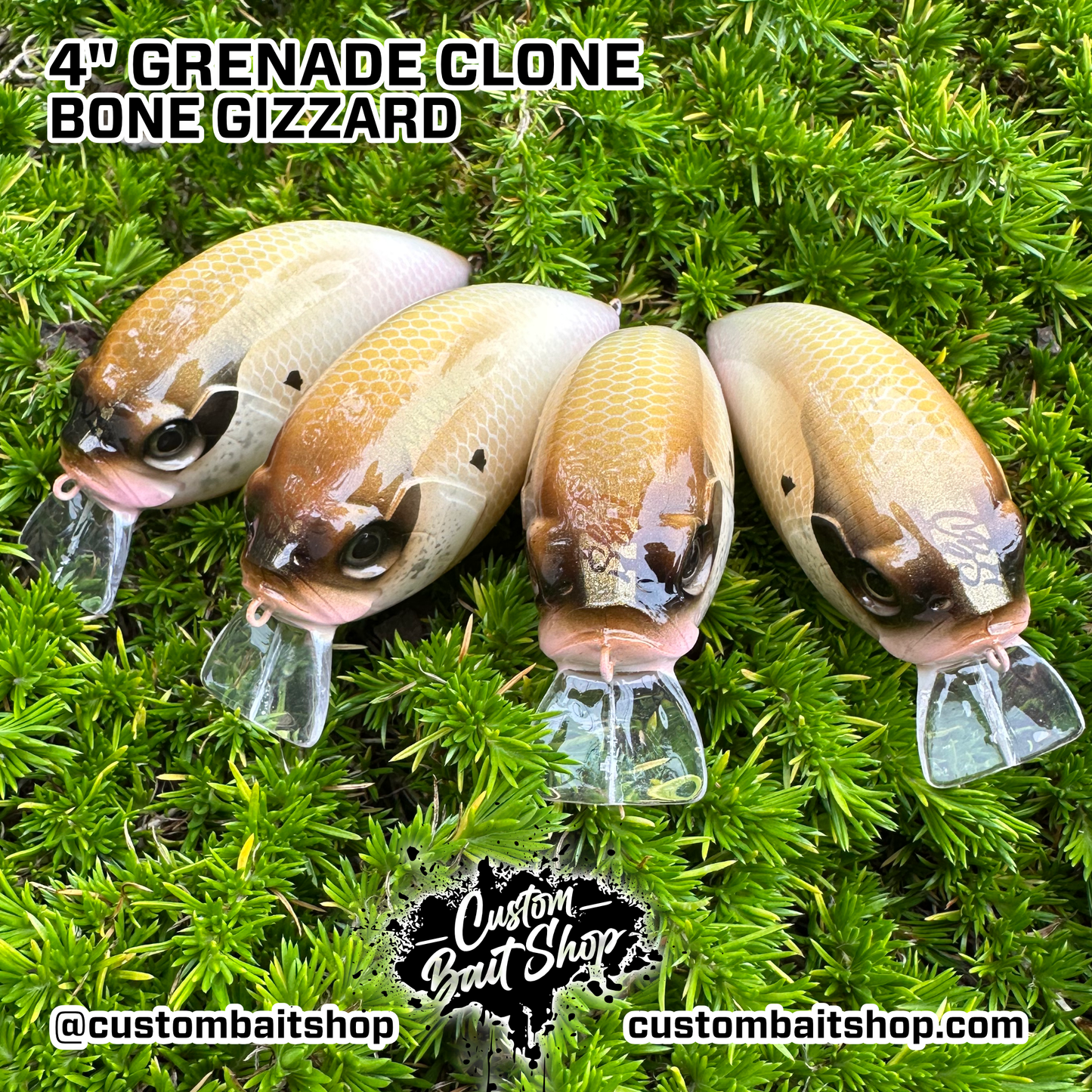 4" Grenade Clone - Bone (Sale)