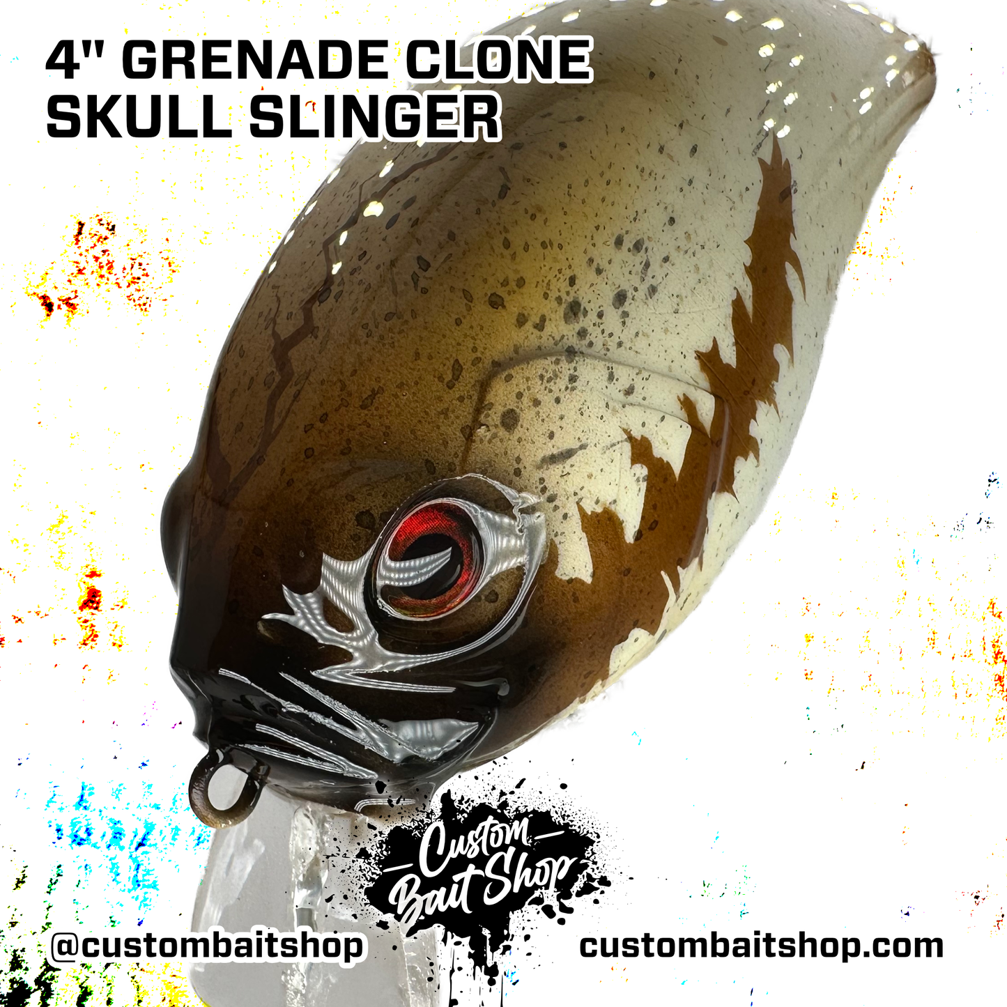 4" Grenade Clone - Skull Slinger (Sale)