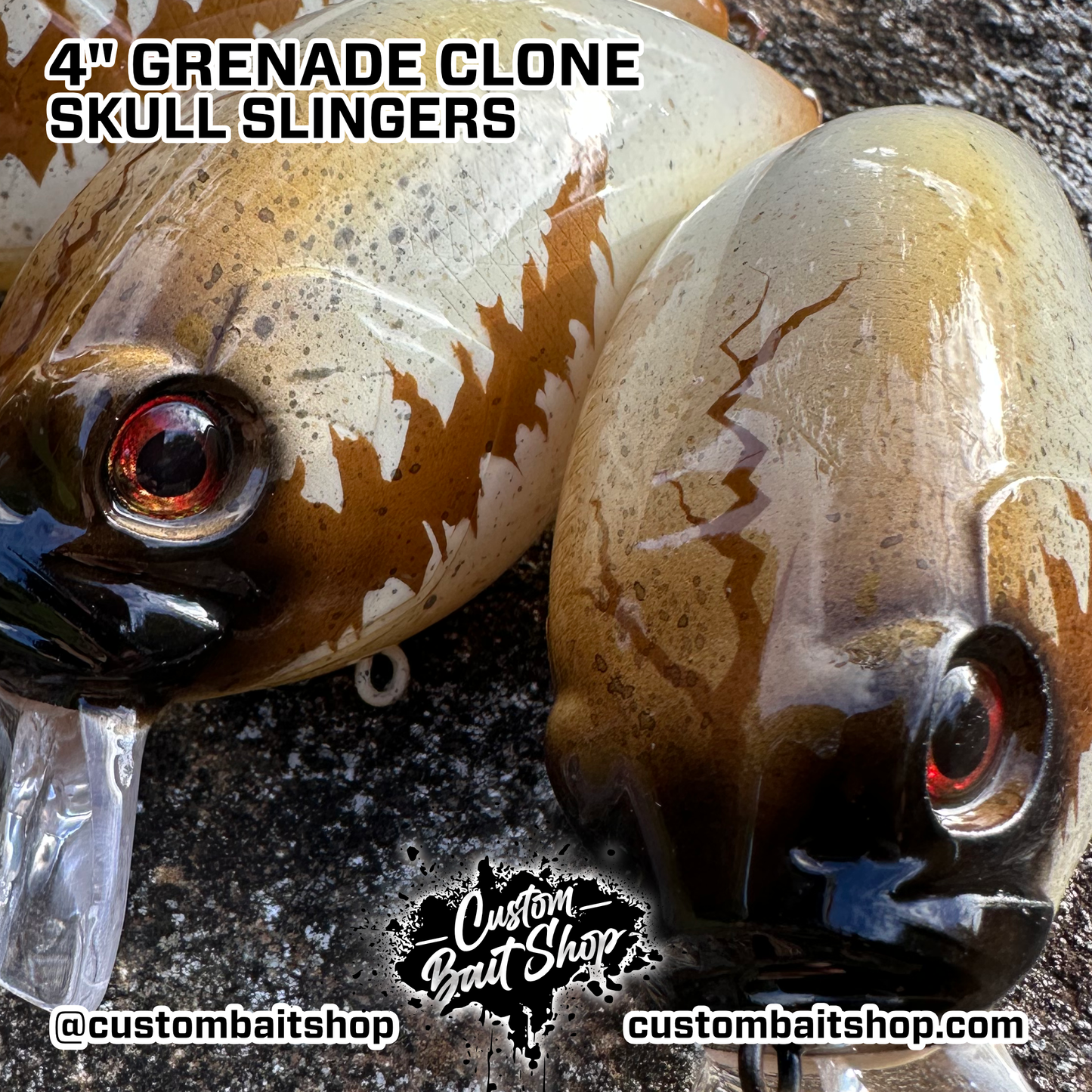 4" Grenade Clone - Skull Slinger (Sale)