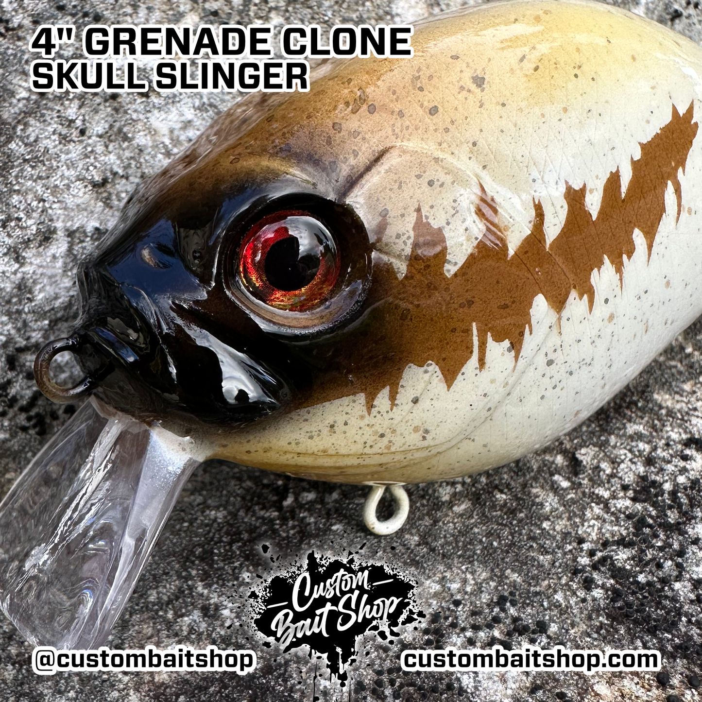 4" Grenade Clone - Skull Slinger (Sale)