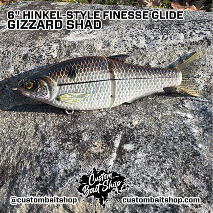 Hinkle Shad Style Finesse Glide Bait