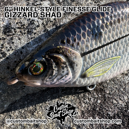Hinkle Shad Style Finesse Glide Bait