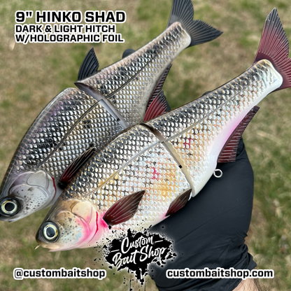 Hinko 9" Shad - Special Patterns