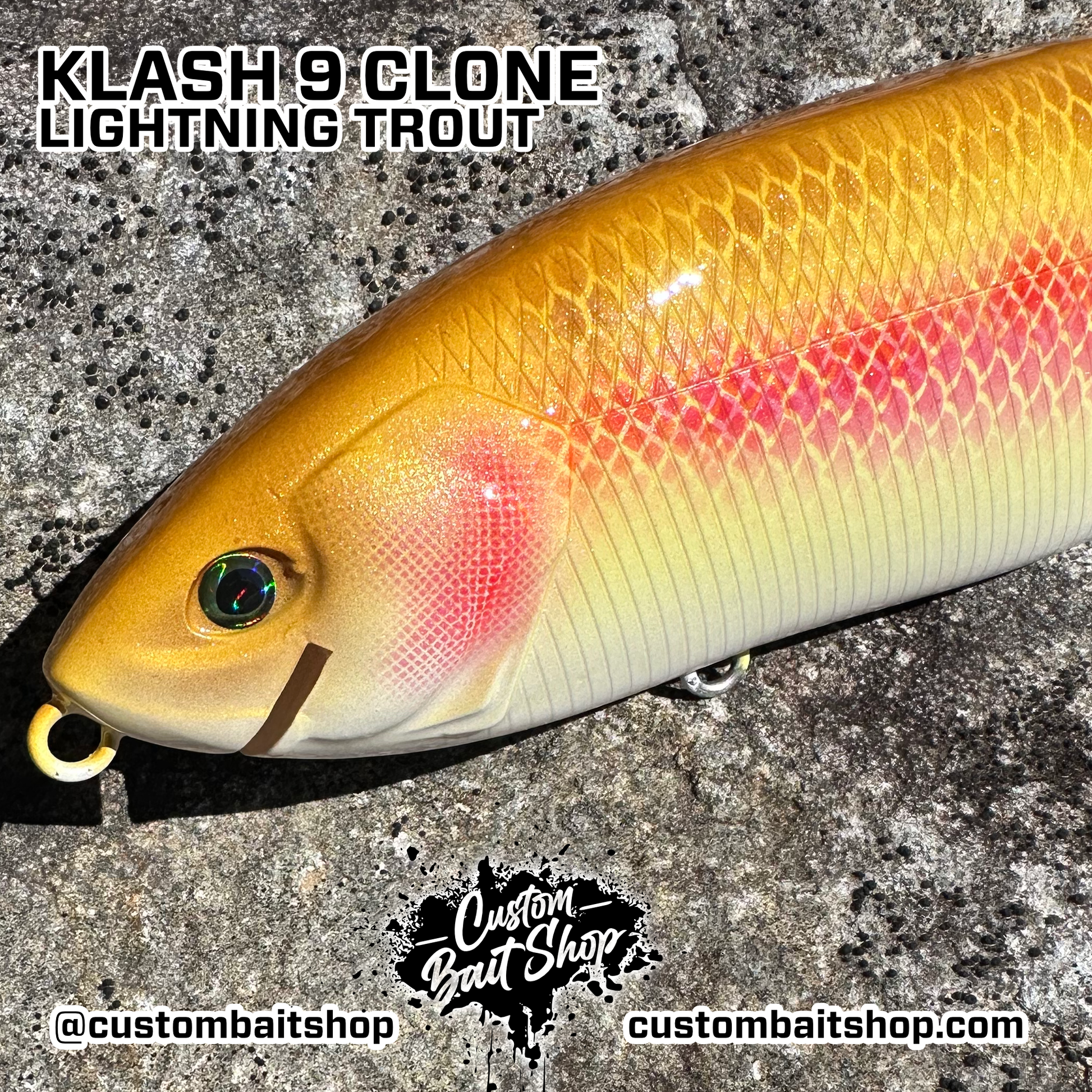 9k elite lures for lake bass fishing 9" Klash