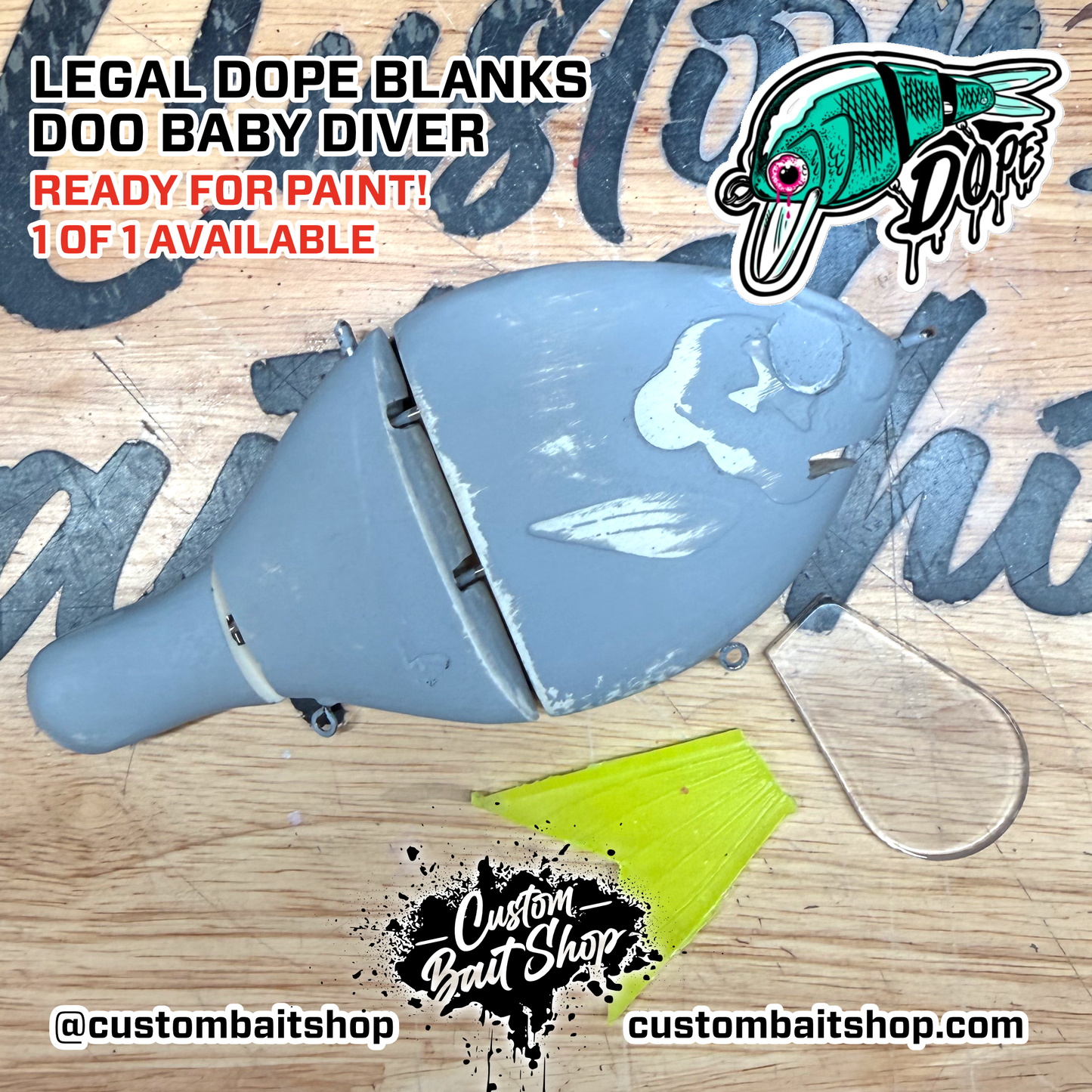 Legal Dope Swimbaits - Ready for Paint