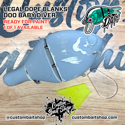 Legal Dope Swimbaits - Ready for Paint