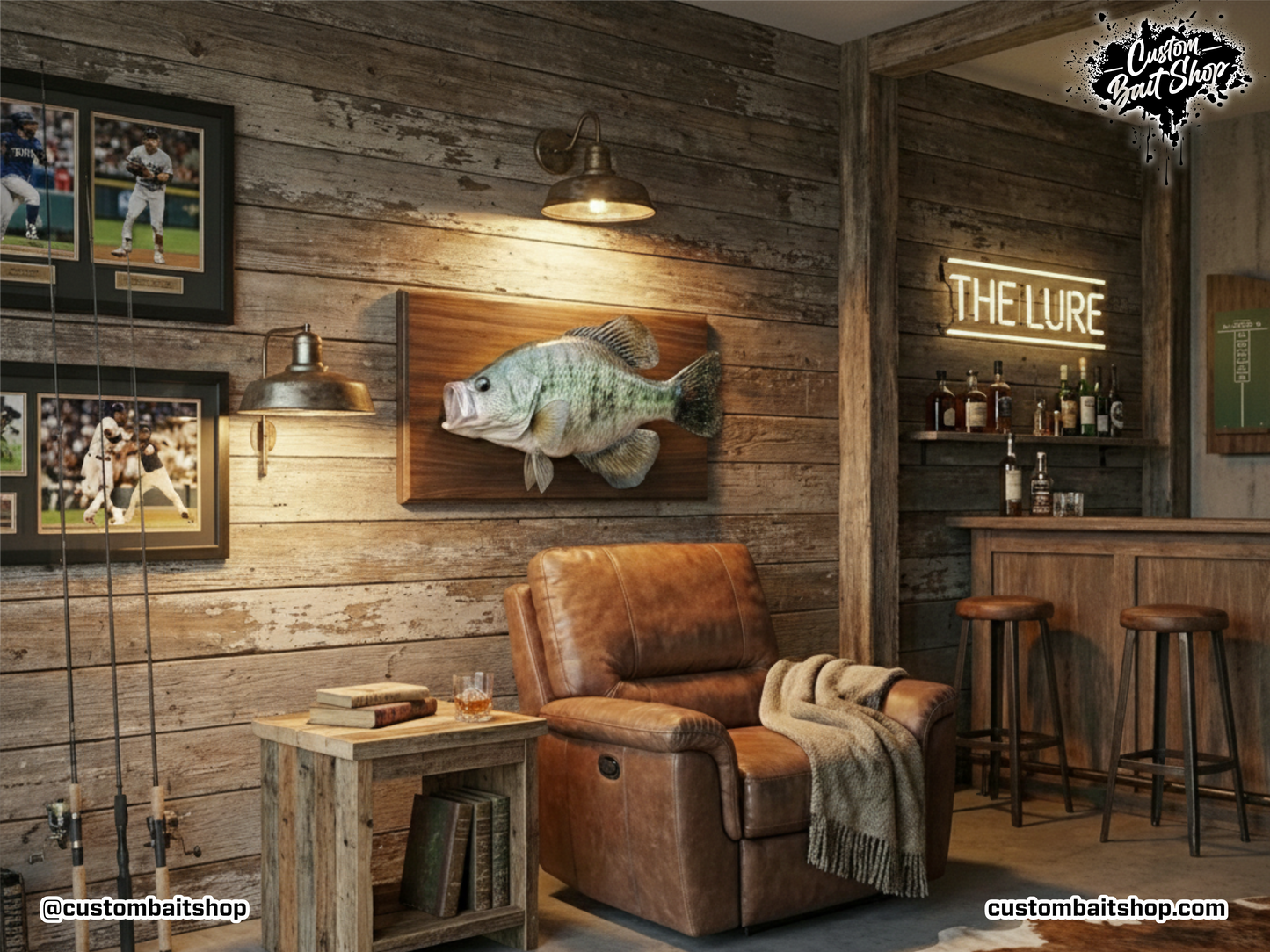 Crappie Replica Wall Mount (deposit)