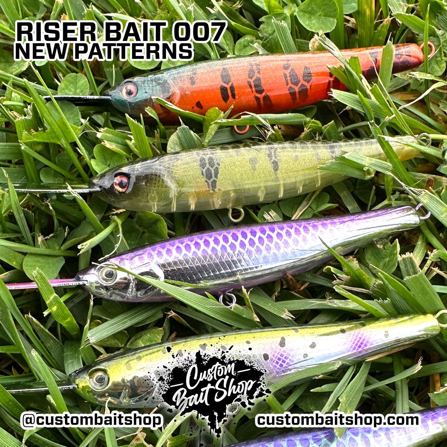 Jackall 007 Riser Clone (Sale) Chrome Motely Krew