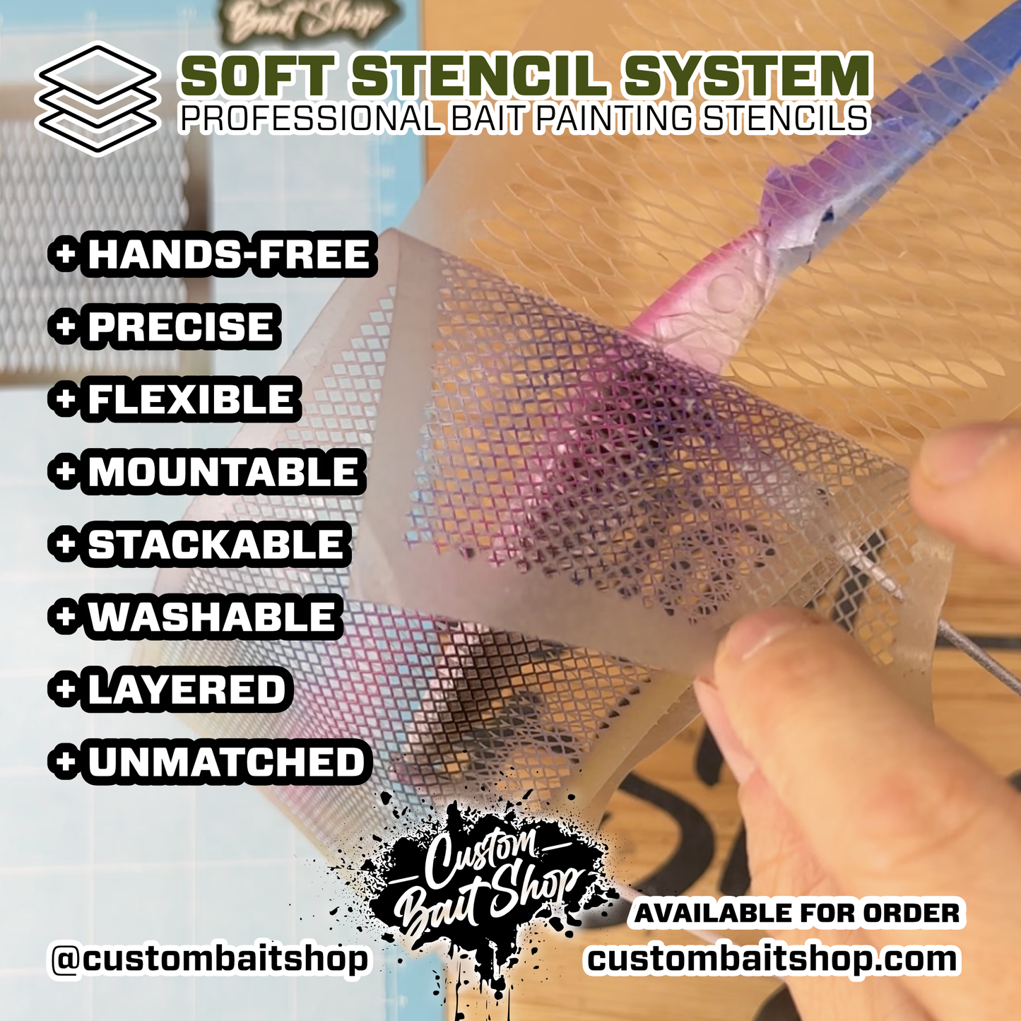 Soft Stencil System - Professional Bait Stencil Kit