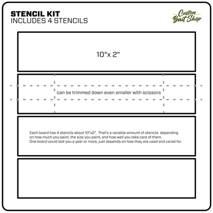 Soft Stencil System - Professional Bait Stencil Kit