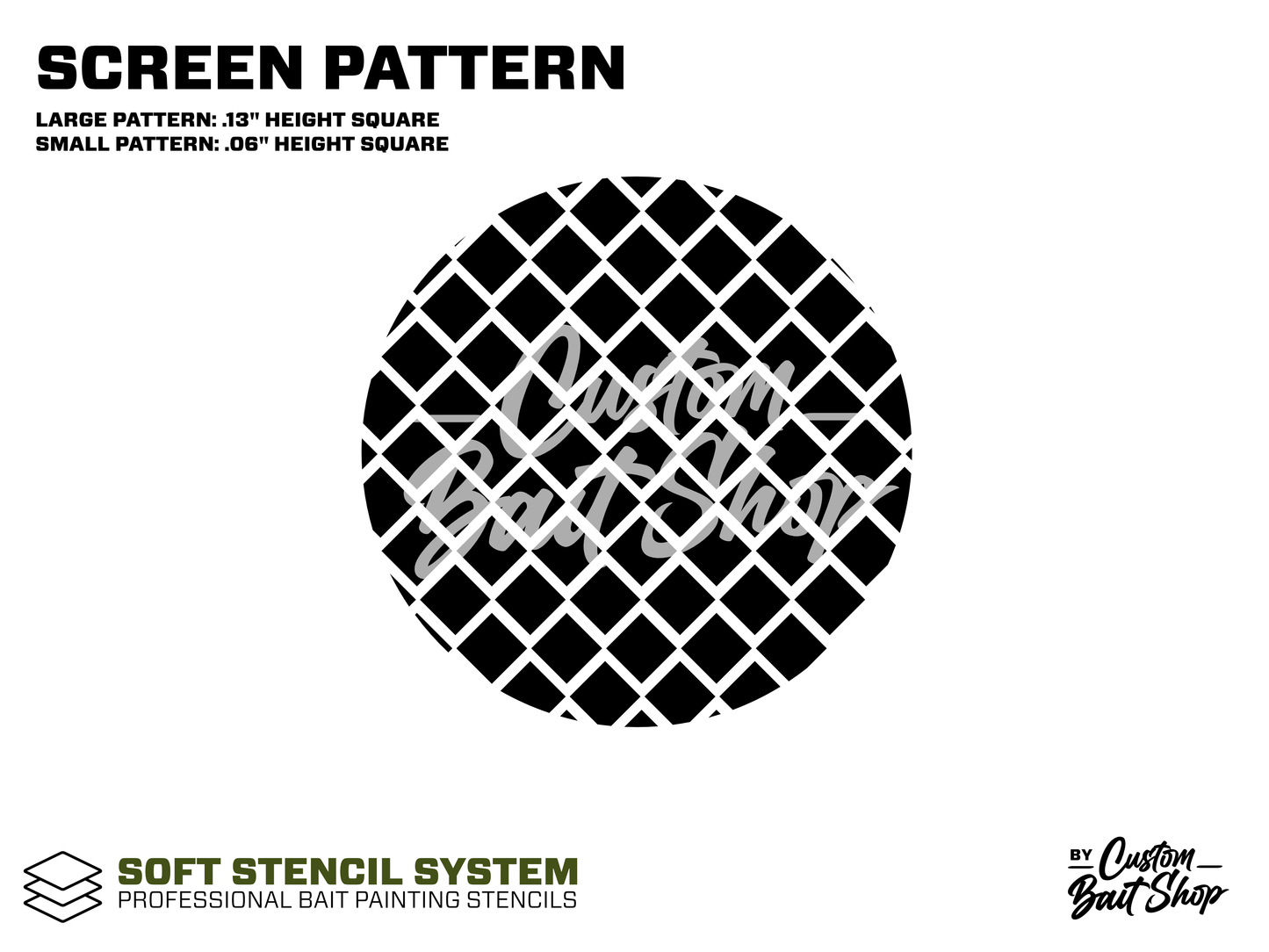 Soft Stencil System - Professional Bait Stencil Kit