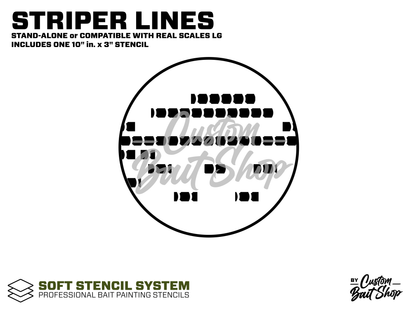 Soft Stencil System - Pro-Grade Lure Painting Stencils
