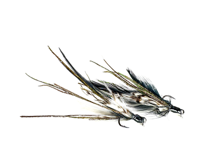Custom Feathered Treble Hooks #4 / Yellow