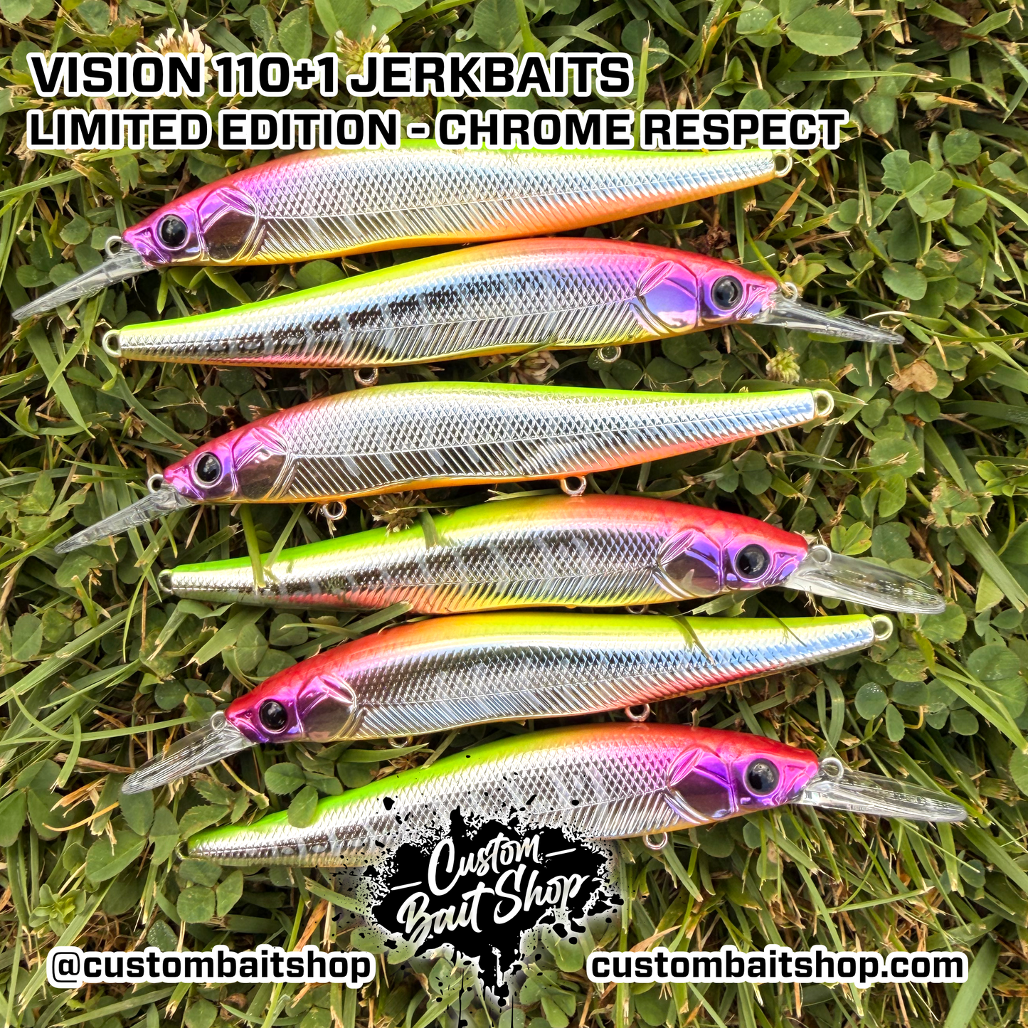 Chrome IF Hachiro - LE Jerkbaits (Sale)