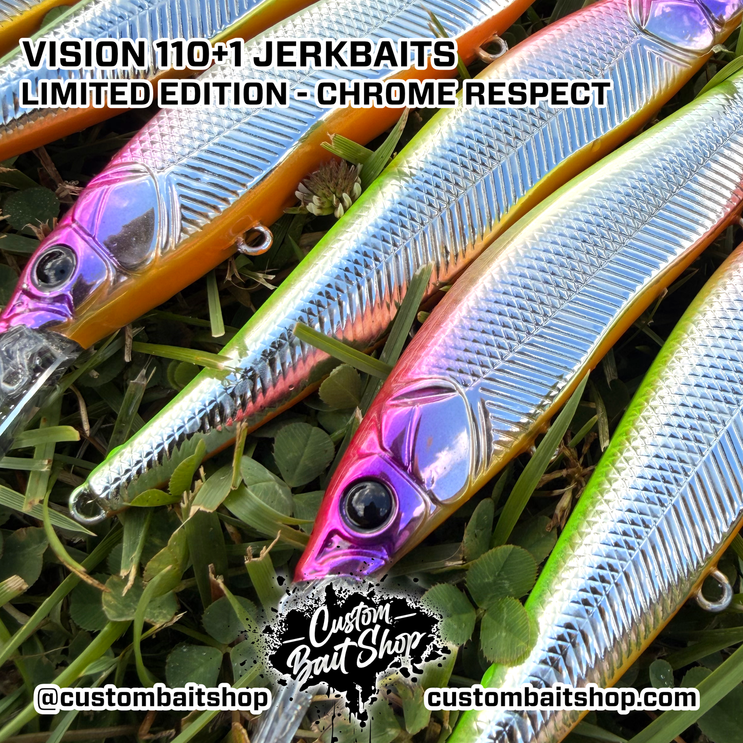 Chrome IF Hachiro - LE Jerkbaits (Sale)