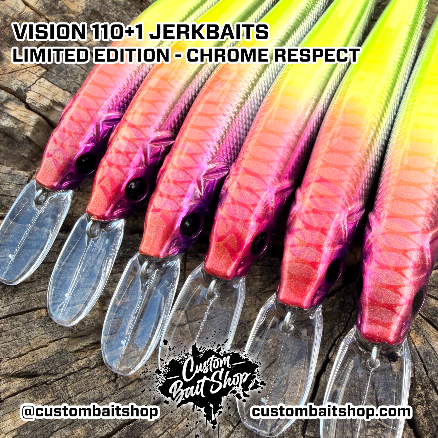 Chrome IF Hachiro - LE Jerkbaits (Sale)