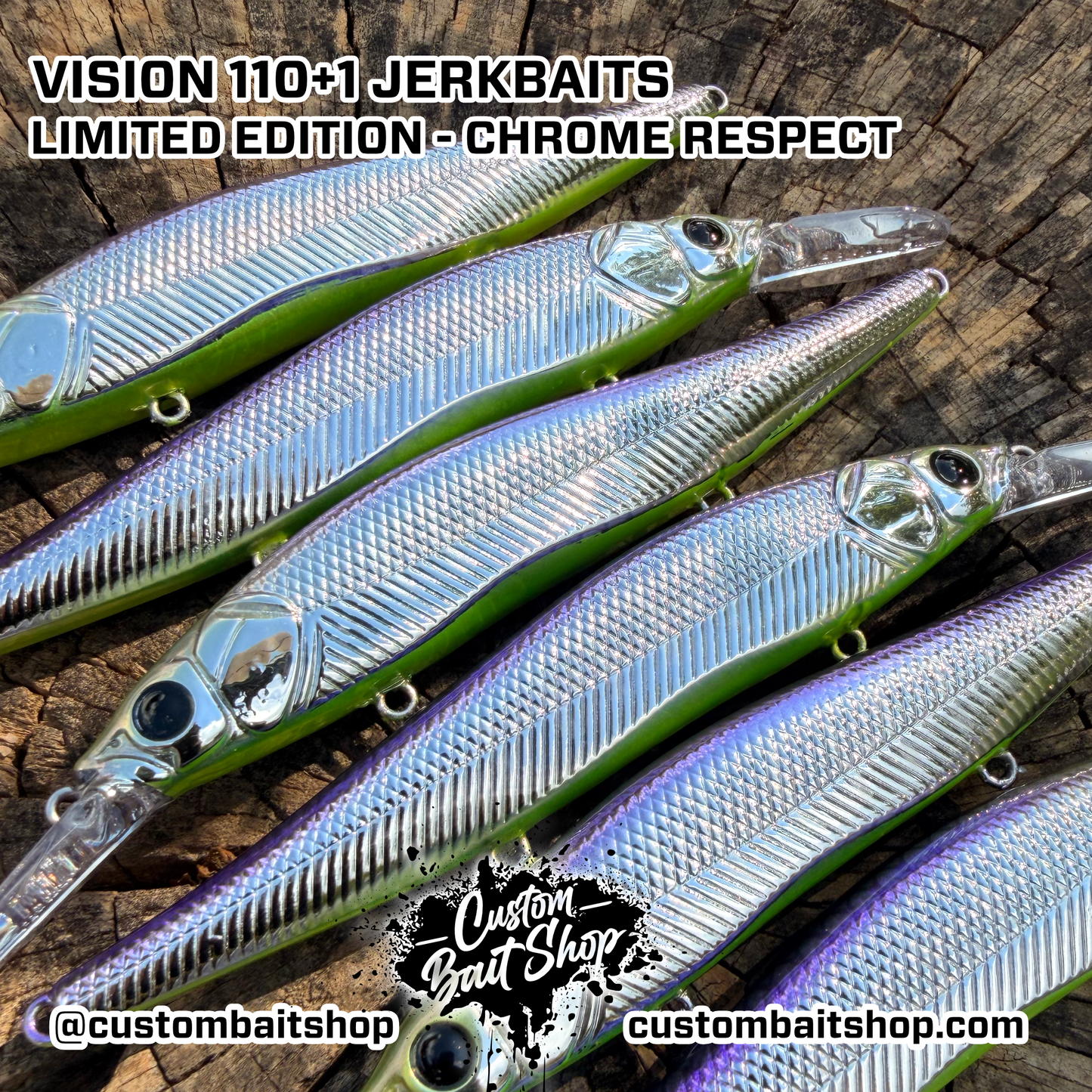 Chrome IF Hachiro - LE Jerkbaits (Sale)