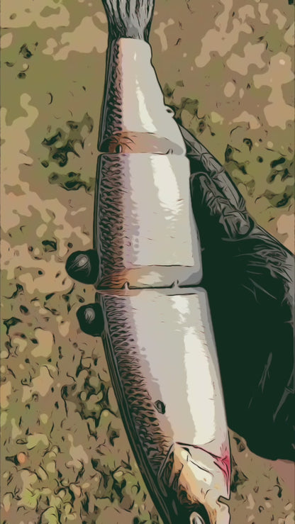 13" DRT Ghost Swim Bait Clone